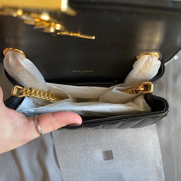 YSL Medium Vicky Lambskin Bag BNWT - Picture 7 of 10